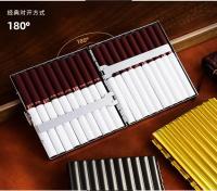 Caja De Cigarrillos De Metal Para Hombres 20 Piezas Capacidad Grande Anti-Pressure Resistente a La Humedad Con Ranura De Tarjeta Corrugada - details 5
