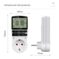 Interruptor De Tiempo Digital Electrónico Programable 12/24 Horas Enchufe De Control De Tiempo Para Cocina Compatible Con EU UK US AU FR Plug 220V - details 9