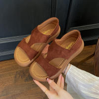 Sandalias Romanas Para Mujer Con Un Tirante Suela Suave Sandalias Planas Transpirables Zapatillas De Playa Comodidad Elevada Estación De Verano - details 2