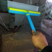 Kit De Limpieza De Ventanas Reutilizable Multifuncional Escáner Resistente Al Desgaste Microfibra Mopa Para Ducha Espejo Puerta Coche - details 5