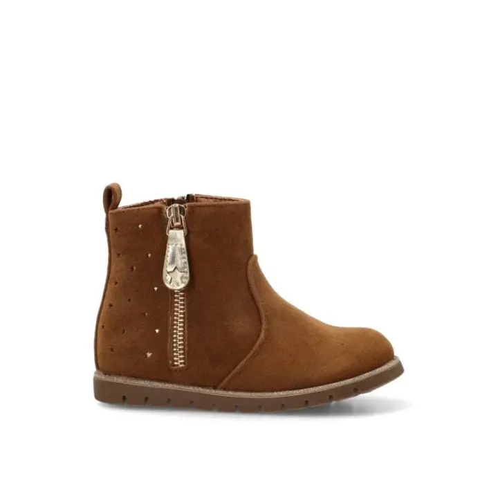 Botin Etika - Niña - Suela Plana - Modelo 110591 - Color Taupe - 1