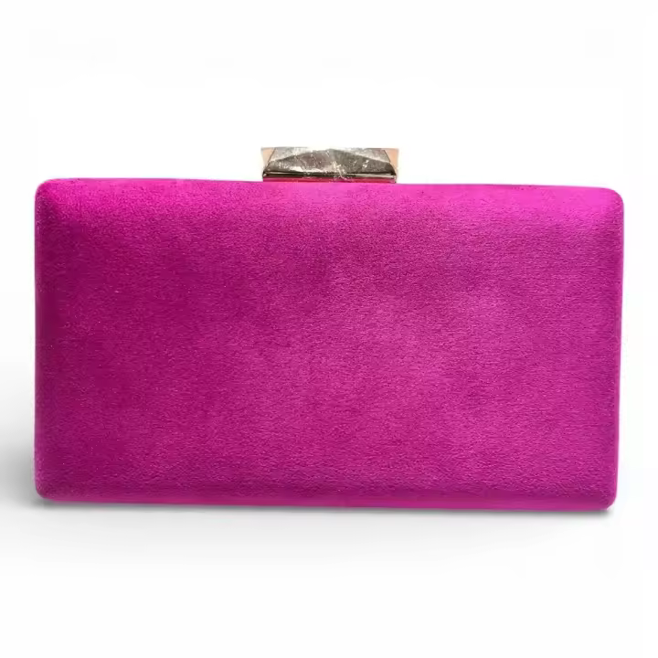 TIMBOS Clutch de fiesta textil bamara color buganvilla 130534 - 1