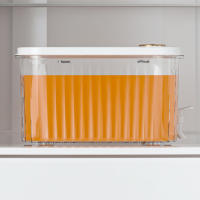 Cacerola Fría De 5L Con Grifo Y Filtro Para Refrescos Y Bebidas Plástico Dispensador Para Nevera Y Cocina Uso Doméstico - details 1