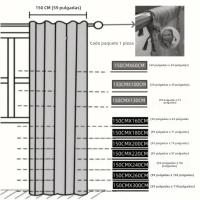 Conjunto De Cortinas Bohemio De Lino Puro Decorativas Con Espaciado Mitad Cierre Para Sala De Estar Moderno Estilo Tatting - details 6