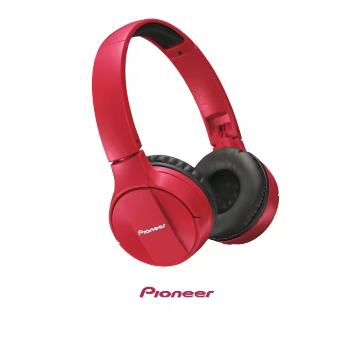 Auricular Pioneer BT ROJO SE-MJ553BT-R - 1