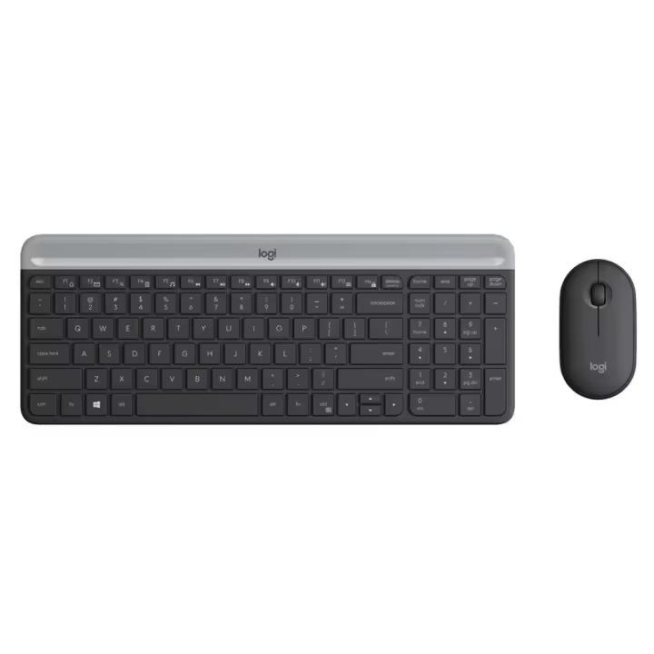 Logitech mk470 slim combo wireless keyboard mouse - 1