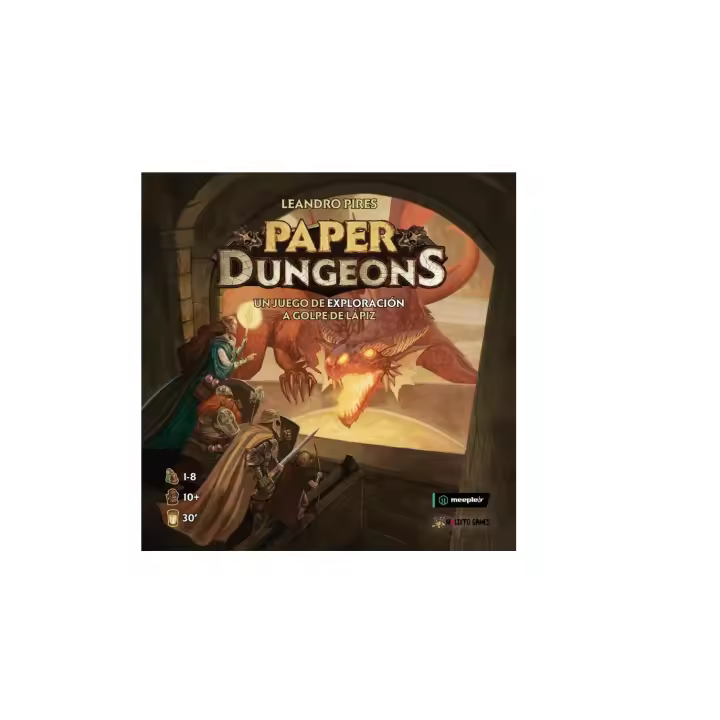 Paper Dungeons (Castellano) Juego de mesa - 1
