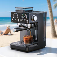 Cafetera todo en uno HiBREW H20 con molinillo integrado, extracción dual caliente y fría, presión de 20 bar, ajuste de molienda de 20 niveles, varilla de vapor para latte, depósito de agua de 1,4 L, control táctil inteligente - details 9