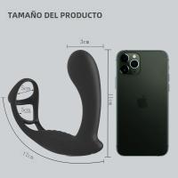 FLXUR Masajeador De Prostata Para Hombres Juguete Sexual Con Anillo Para Pene Y Plug Anal Vibration Dual Control Remoto Inalámbrico IPX7 Impermeable - details 8