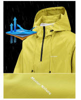 Chaqueta Impermeable Y Antigolpes Para Hombres Ligera Con Capucha Adecuada Para Senderismo Running Pesca Viajes Parka Viento - details 0