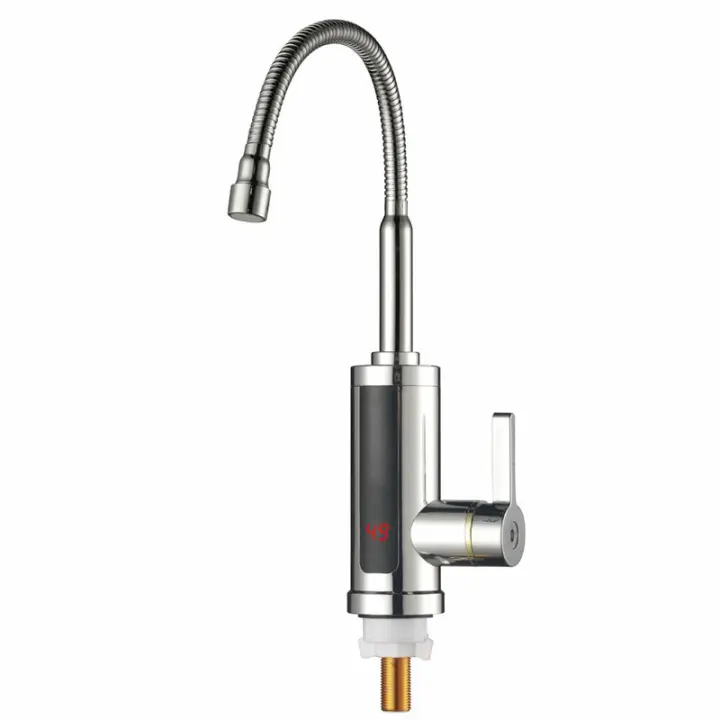 Grifo Eléctrico LED 360° con Calentador de Agua Instantáneo 220 V para Fregadero de Cocina y Baño - 1