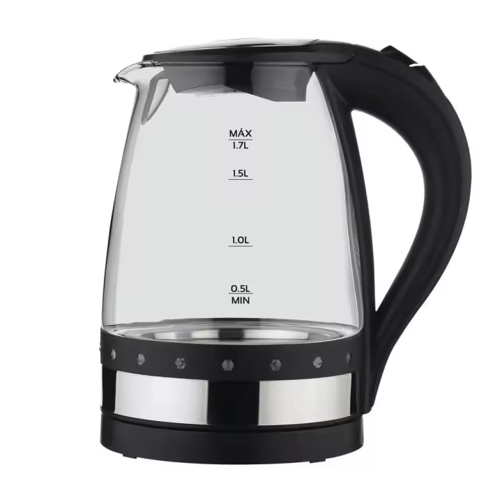 Hervidor de agua eléctrico de cristal 2200W 1.7L KUKEN - 1