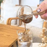 2PCS Vaso De Café Cuadrado Resistente Al Calor Con Tapa Y Pajita Para Leche Y Jugo Vidrio Transparente Para Hogar Y Barra De Bebidas Ecológicas - details 5