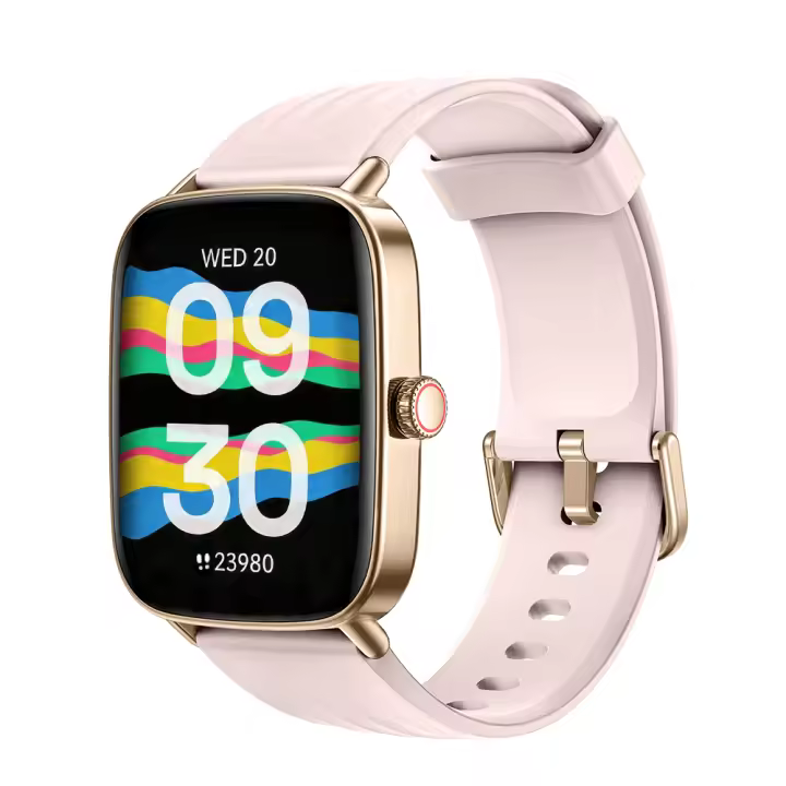 Ostark Reloj Inteligente 1.85" TFT-LCD IP68, Llamadas Bluetooth, Corona Giratoria, 100 Modos Deportivos, Monitor de Ritmo Cardíaco 24H, Presión Arterial, SpO₂, Sueño, Diales Personalizables, Gadgets Inteligentes, Batería 350mAh, Autonomía 5-7 Días - 1
