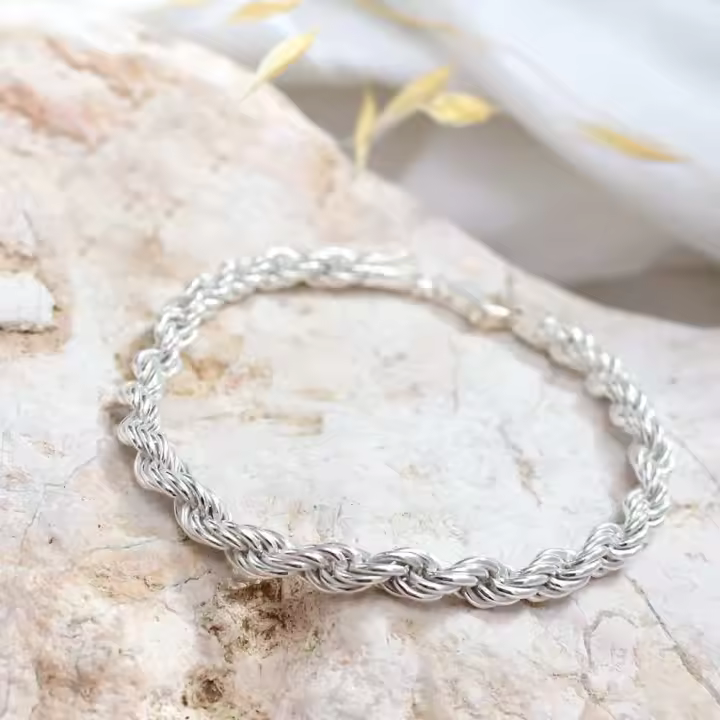 Pulsera Cordón (plata de ley 925) - 1