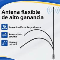 Antena De Banda Dual VHF/UHF ABBREE AR-881 SMA-Femenina Para Baofeng UV-21 UV-5RH UV-28 UV-32 DM-32 Quansheng TK11 UV-K5 Walkie Talkie - details 5