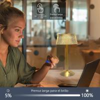 Lámpara De Mesa LED Sin Cable Recargable Por USB Luz Nocturna Táctil Para Decoración De Habitación Café Bar Hotel Estilo Moderno - details 7