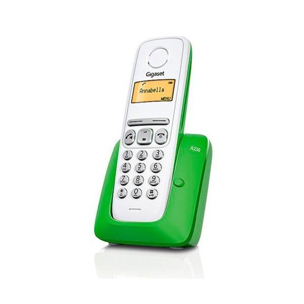 Teléfonos Inalámbricos Gigaset A230 – Pantalla Iluminada, Fácil de Usar, Sonido Claro y Función Eco | Ideal para Hogar u Oficina | ¡Conecta y Listo!