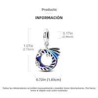 Encantos Originales 925 Platinados Para Mujer Con Zirconia Joyería Moda Para Pulseras Hechas De Cuentas De Moda - details 9