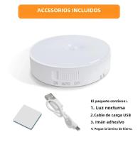 Lámpara Nocturna LED Con Sensor De Movimiento Recargable Por USB Para Armario De Cocina Escalera Luz De Armario Inalámbrica - details 14