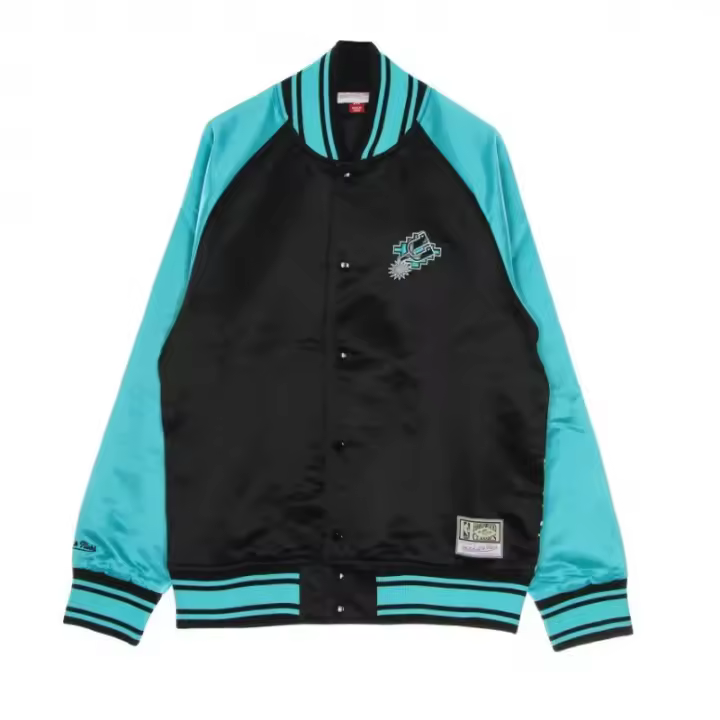 CHAQUETA MITCHELL AND NESS SAN ANTONIO SPURS "COLOSAL SATIN JACKET" - 1