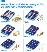 Libro De Actividades Montessori Para Bebés Juguetes Educativos Portátiles Fomentan Los Habilidades De Mano-Eje Para Niños De 3-6 Años - details 10
