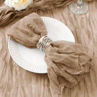 Corredor De Mesa Semi Transparente De Gauze Para Boda Fiesta De Cumpleaños Baile De Primavera Navidad Decoración De Banquete - details 38
