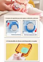 Botella De Agua Deportiva De Viaje Transparente Y Plana De 750ML Con Correa Ajustable Diseño Elegante Y Delgado Para Camping Y Deportes - details 8