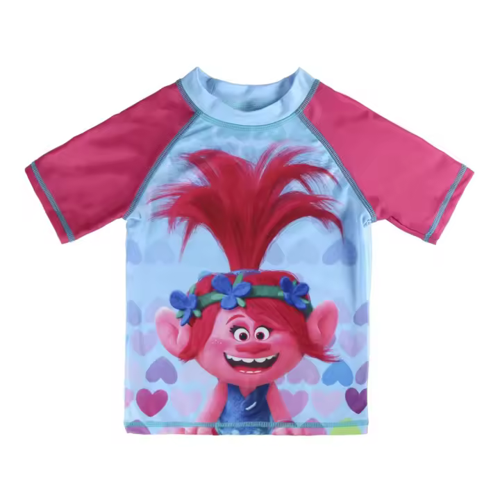 Cerdá Camiseta de Baño CERDA Trolls Rosa Talla 3 Años - 1