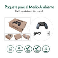 SHAKS S3b SHAKS Gamepad Inalámbrico Bluetooth de ultra baja latencia. Soporte para Teléfono integrado. Impulsado por chip Qualcomm, 8H de autonomía. App de Mapeo para Android. - details 8