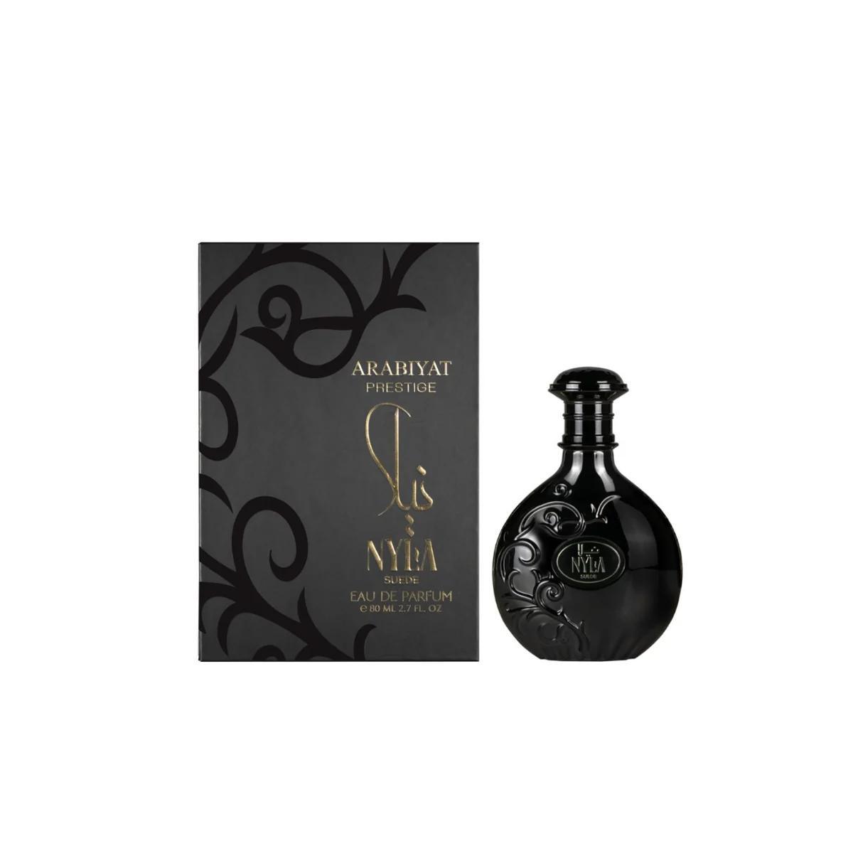 Eau de Parfum Arabiyat Prestige Nyla Suede para mujer 80 ml