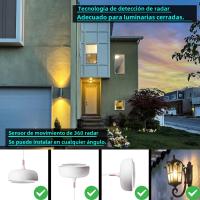 Bombilla LED GU10 Con Sensor De Movimiento PIR 3W 6W 9W 12W Energía Ahorro Para Techo 220V Luz De Noche Para Abatijada - details 4
