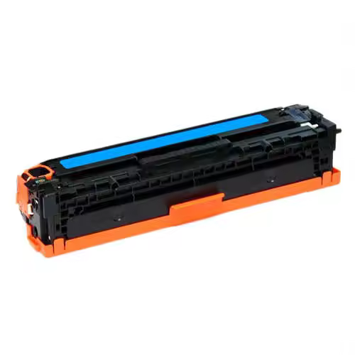 Compatible hp cb541a / ce321a / cf211a cyan cartucho de toner 125a / 128a / 131a - 1