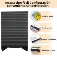 Cortinas De Ventana Autoadhesivas De Plisadas 150/180CM Para Baño Dormitorio Sala De Estar Balcón Cortina De Blackout Media Blinds Para Ventanas De Cocina - details 1