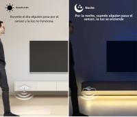 Tira LED Impermeable 2835 Con Sensor De Movimiento Pir Adaptador De Energía EU US 110V 220V a 12V Luz De Armario Inferior - details 4