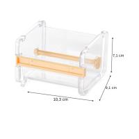 Cortadora De Cinta Multifuncional Para Oficina Y Manualidades Caja De Almacenamiento Transparente Herramienta De Corte Para El Escritorio - details 1