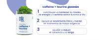 Gominolas de Cafeína con Taurina y Guaraná - Energía y Enfoque Mental - 60 Gummies Veganas - Sin Azúcares Añadidos - Sabor Limón Natural - Rendimiento Deportivo - Jelly Pills Sports - para 1 mes - details 1