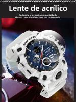 Reloj Militar Para Hombre SANDA Resistente Al Agua 50M Reloj De Pulsera Digital Con Luz LED Y Alarmas Deportivo Resistente Al Shock - details 16