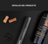 Abrevidrio Eléctrico Recargable Automático O Con Baterías Herramienta De Apertura De Botellas De Vino Para Cocina Y Bar Eco-amigable - details 7