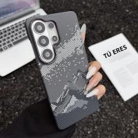 Funda De Teléfono Magnética De Fibra De Carbono Para Samsung Galaxy S26 S25 plus Ultra Carga Inalámbrica Protectora Antichoque Dureza Alta Resistente a Arañazos Y Huellas - details 10