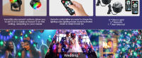 Bola de disco, Luces de Fiesta activadas por Voz con control remotamente, iluminación de DJ, 7 Modos de Luz, control de RPM, adoptado para el hogar, habitación, suministro de baile, Navidad, decoraciones de fiesta de Halloween - details 4