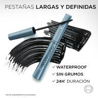 L'Oréal París | Máscara de pestañas Telescopic Lift Waterproof, longitud en tus pestañas y resistente al agua. - details 1