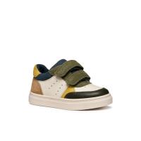 GEOX B465NC C1M3X 36197 25I SNEAKERS VELCROS IVORY/DK GREEN - details 7