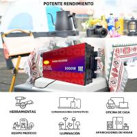 Inversor De Alta Resistencia DualVoltaje 4000W 5000W 12V24V/48V60V/72V a 220V Con Pantalla LCD Carga USB Y Protección Comprehensiva - details 4