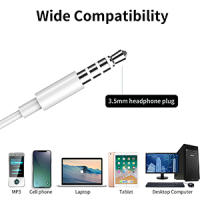TEMCO Pack de 2 Auriculares Ergonomico con Cable Estéreo con Aislamiento de Ruido Jack de 3,5 mm con Control de Volumen de Micrófono, 1,2m de Cable, Auriculares Intrauditivos para Samsung,Android,MP3,PC etc. - details 5