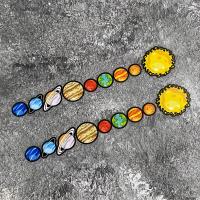 Pegatinas De Bicicleta Solar Sistema Planetario 2 Piezas Resistentes Al Lavado Y a Rasguños Para Tubo Superior E Inferior De La Bicicleta De Montaña - details 5