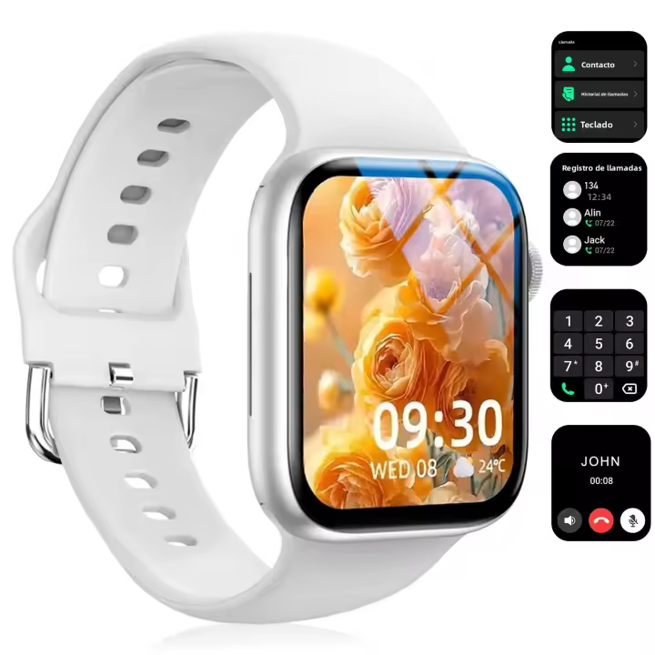 Smart Watch Con Llamada Inalámbrica Multi-Alerta APP Deportiva Papel De Pared Personalizado Compatible Con iPhone Y Android - 1