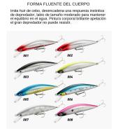 Señuelo De Pesca Minnow Sumergible 13cm 15cm 40g 60g Sistema De Peso Lure Duro Con Anzuelos Trilobitos Fuertes Wobbler Jerkbait Swimbait - details 9