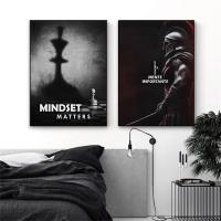 Pintura En Lienzo De Citas Motivacionales Para El Escritorio Decoración De Espacio Con Estilo Clásico Técnica De Pintura Por Sprayed - details 5