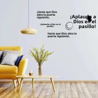 Pegatina De Pared Moderna 'Puedo Hacer Todo a Través De Cristo' Verso De La Biblia En Español Decoración Para El Hogar Resistente Al Agua Y Desmontable - details 18